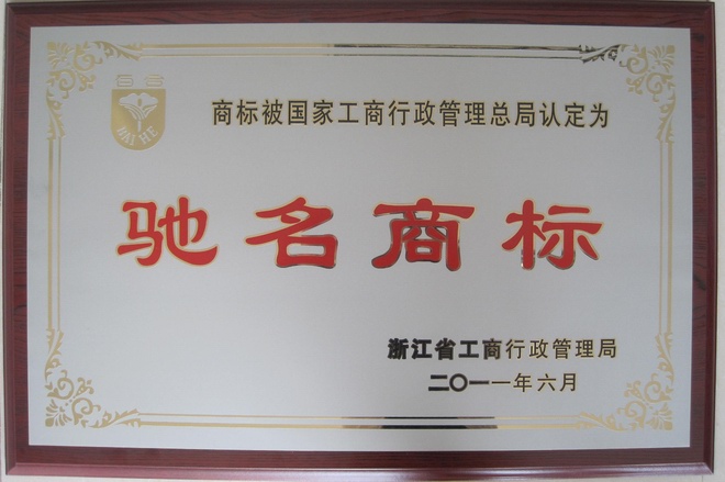 中國(guó)馳名商標(biāo)